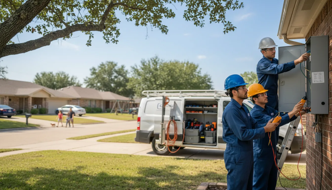 Certified electrician providing emergency electrical services in Ensign, KS